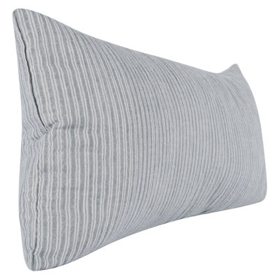 Camille Rectangular Throw Pilow, Ash Blue