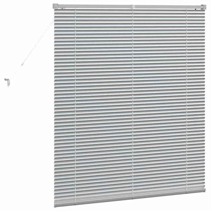 Venetian Blind, 130cm L x 110cm W, Silver