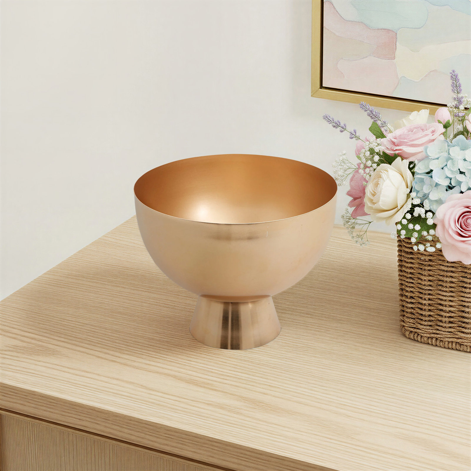 Corla Handmade Metal Decorative Bowl 1