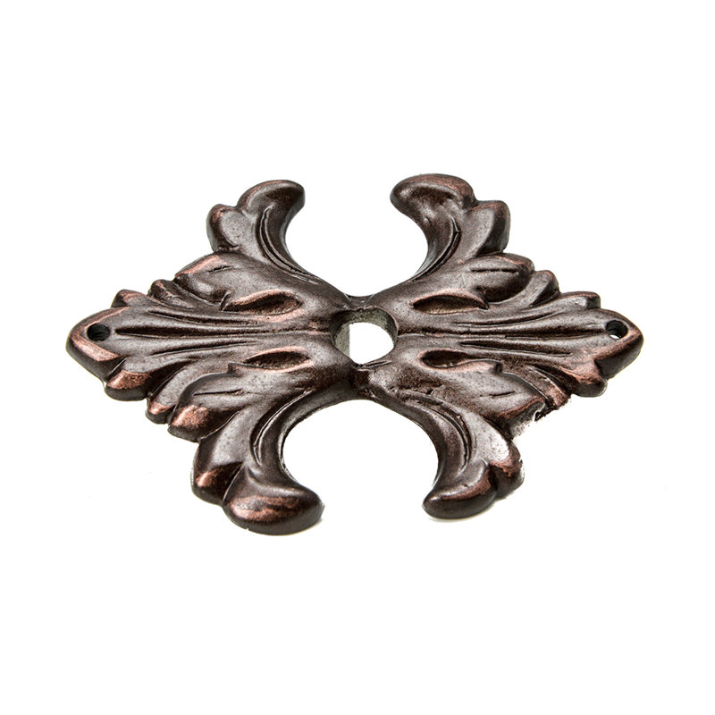 Acanthus medium escutcheon Renaissance style, Oil Rubbed Bronze