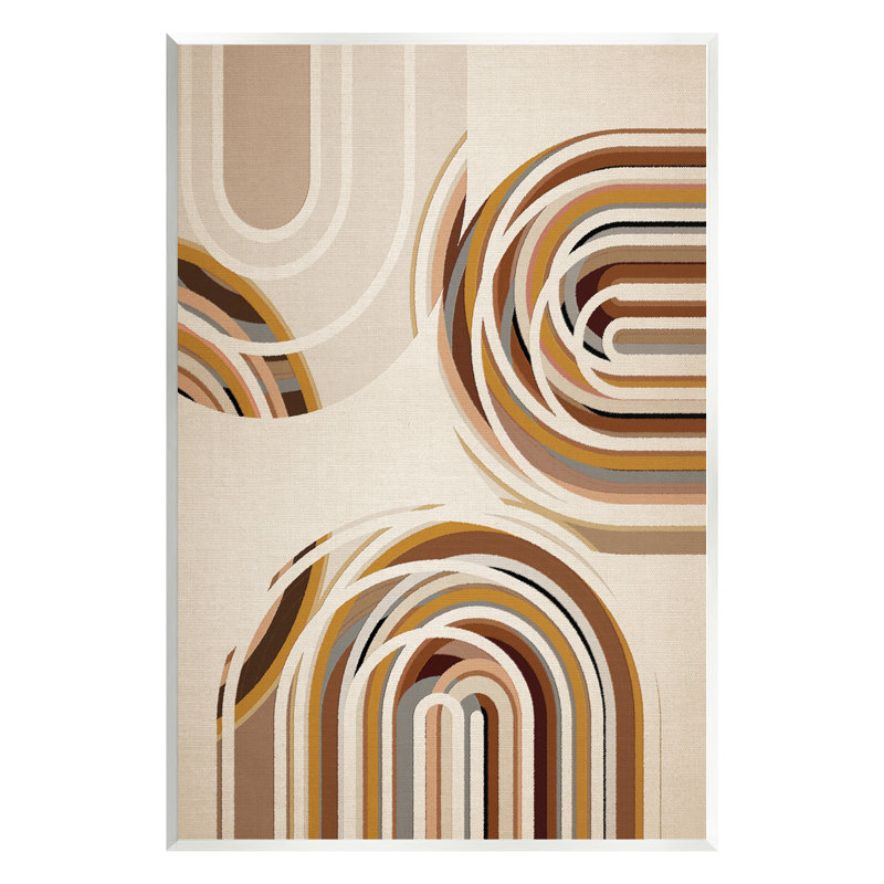 "Neutre" chevauchant des arches par Amber Sterling, H 15 po x l 10 po