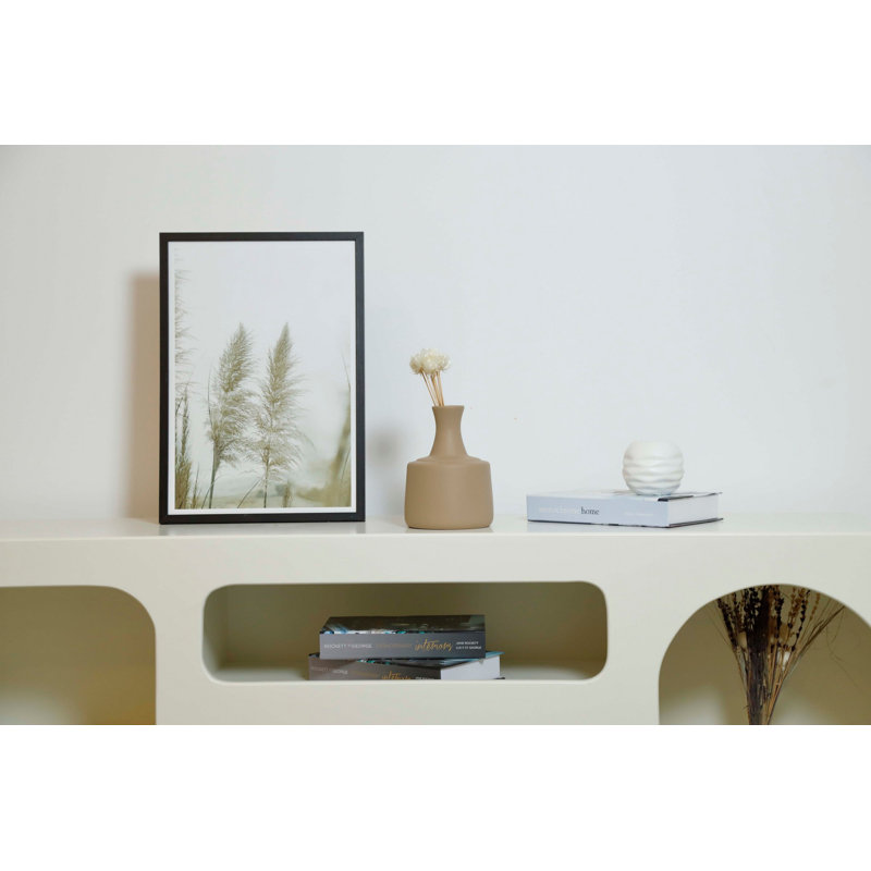 Élégant vase en céramique beige de 5,9 po x 5,9 po x 7,9 po | 100% céramique de haute qualité, durable et élégante | Parfait pour la décoration intérieure, les centres de table ou les cadeaux | Rehaussez votre espace de vie avec un charme intemporel