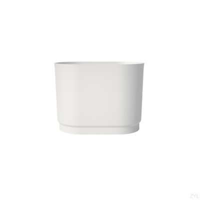 39 Inch Solid Surface Soaking Bathtub - Deep Soak Freestanding Tub