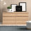 Commode double à 6 tiroirs l 60,5 po Jada