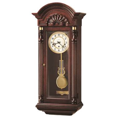 Howard Miller Lewis Wall Clock 613-637 – Windsor Cherry Home Decor with  Mechanical, Key-Wound Triple-Chime Movement