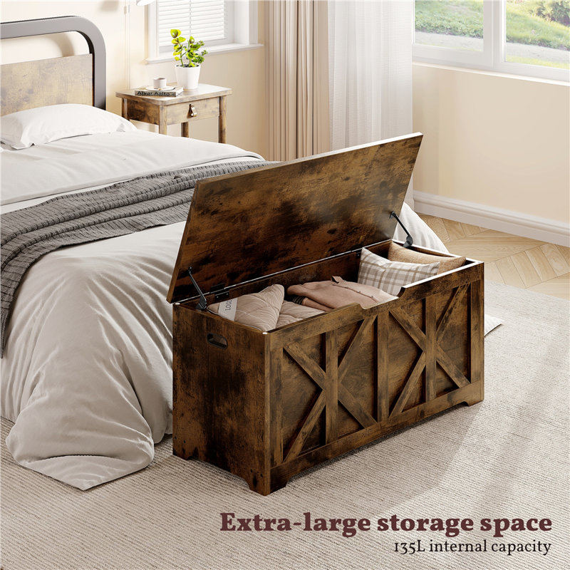 Storage Bench, Rustic Brown