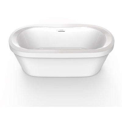 68'' x 36'' Freestanding Soaking Acrylic Bathtub