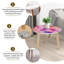 Ensemble de 2 tables basses gigognes Triangle