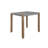 Aston 6 Piece Dining Set With 42"W Dining Table Four 15"W Square Stools And 1 Buffet Console Table