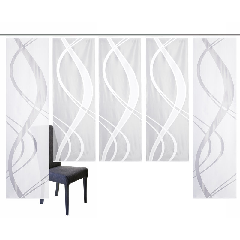 Mccourt Semi Sheer Curtain Panel Pair, Width 57 x Drop 175 cm