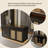 62.99"Black rectangular jewelry storage display cabinet