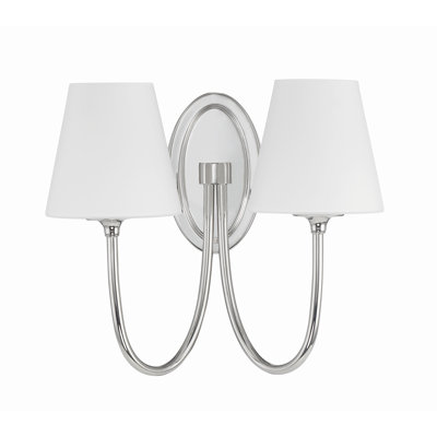 Arcus 2-Light Dimmable Steel Armed Sconce