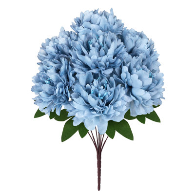 Artificial Hybrid Peony Flower Stem Bush Bouquet