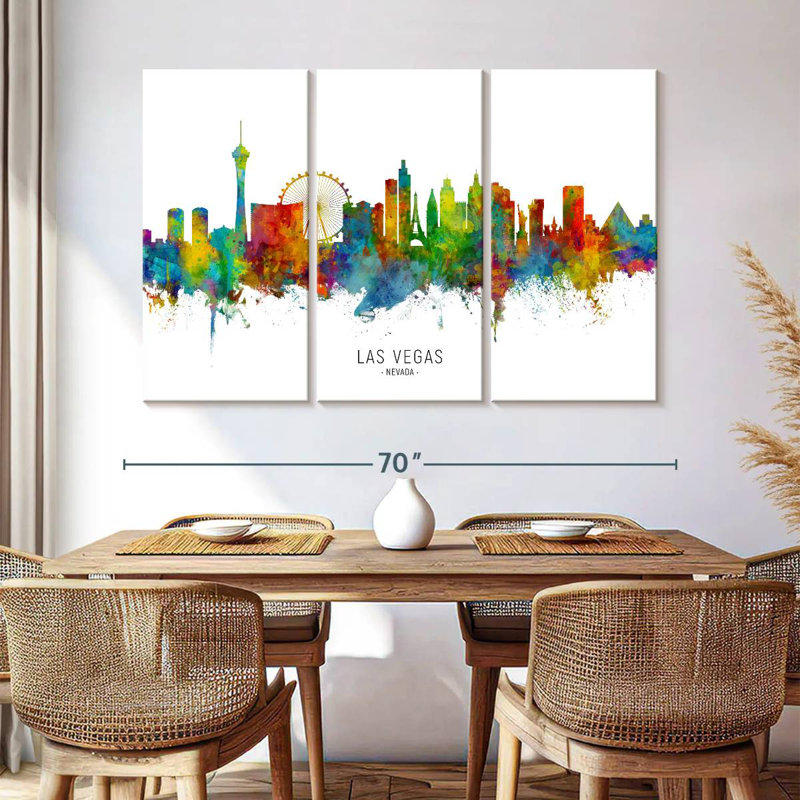 Sireci Las Vegas Nevada Skyline I, 24" H x 38" W