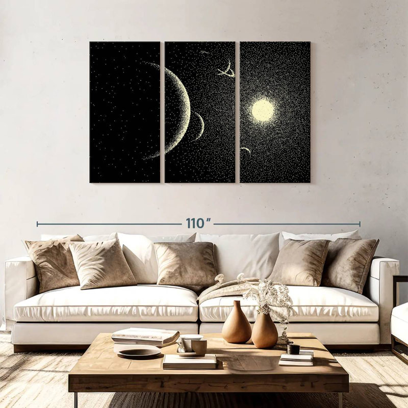 Oberle Star Clusters, 48" H x 74" W