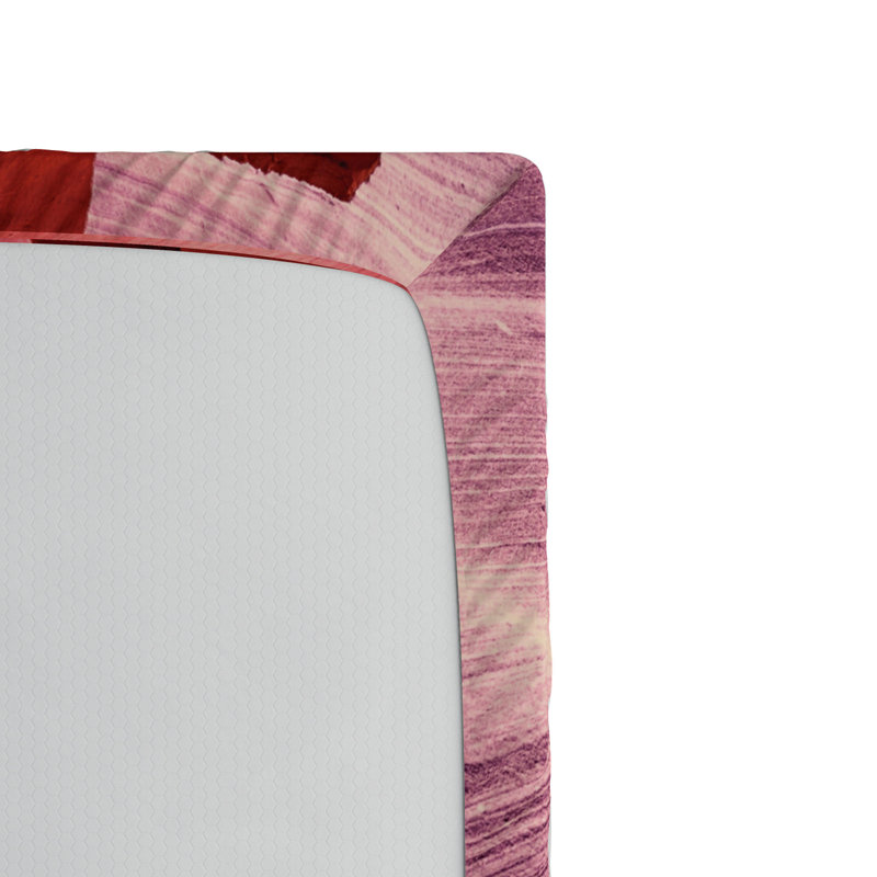 Microfiber Abstract Fitted Sheet, Twin XL Fitted Sheet