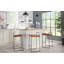Tabouret de bar et de comptoir empilable Ernestine-701072300-701072312