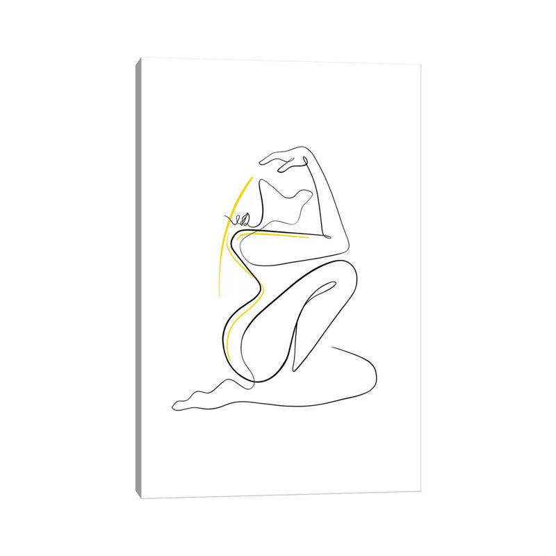 Woman Nude II by Dane Khy - Wrapped Canvas Print, 152.4cm H x 101.6cm W x 3.81cm D
