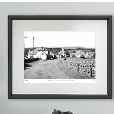 Bampton Grange, The Village 1952 by Francis Frith - Single Picture Frame Print