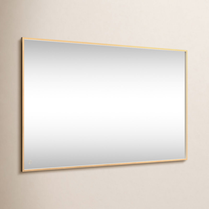 Miroir Piche, Laiton, 36 po x 60 po
