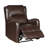 Faux Leather Manual Recliner Living Room Chair-brown + Solid Wood + Primary Living Space-1593301871