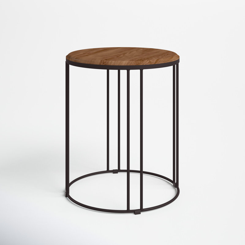 Abraxas Solid Wood Frame End Table