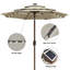 Parasol de marché lumineux 9 pi-581271276