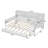 Multi-functional Daybed With Desk, Trundle And Bookcase-1577510817-1577510822