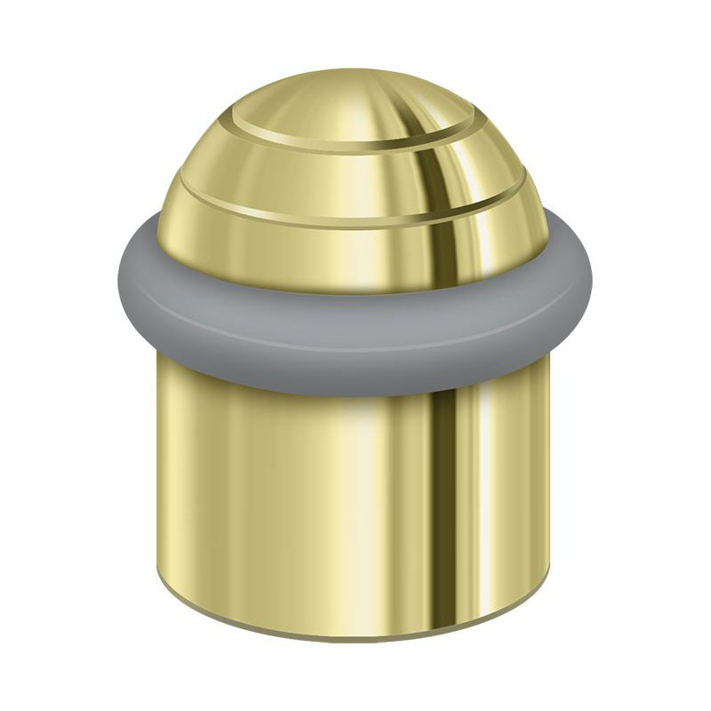 Kick Stop, Brushed Chrome, 2.125" H x 1.375" W x 1.375" D