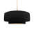 Noir carbone mat / or champagne