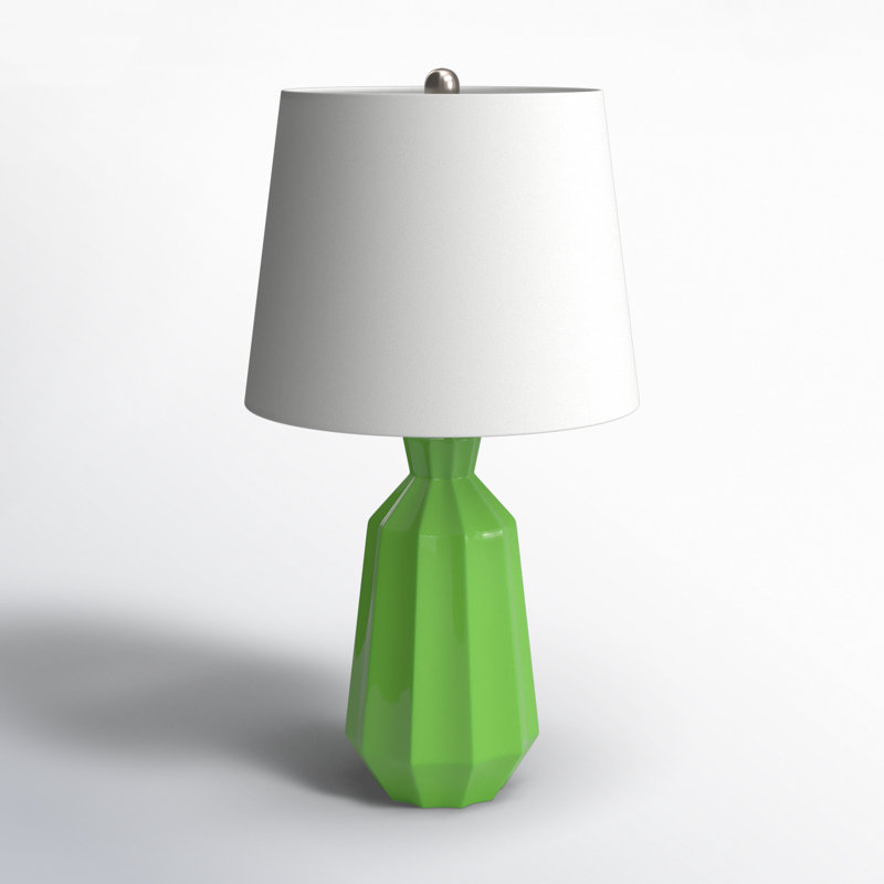 Jeanette Ceramic Table Lamp, Green