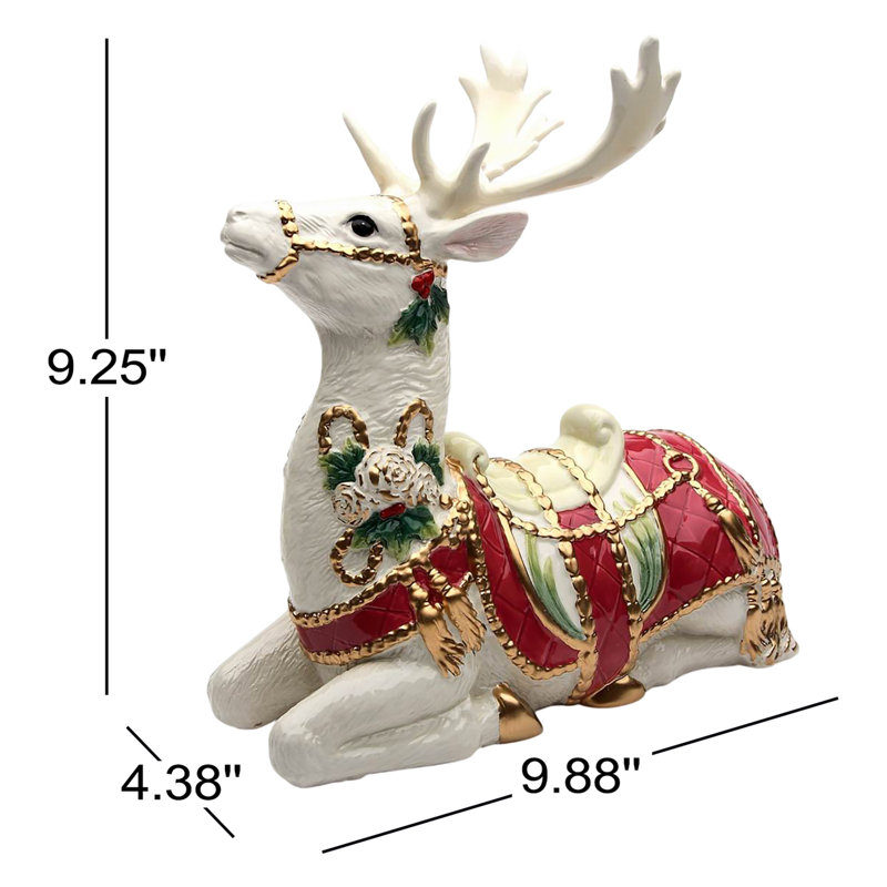 Stanger Christmas Deer Figurines & Collectibles