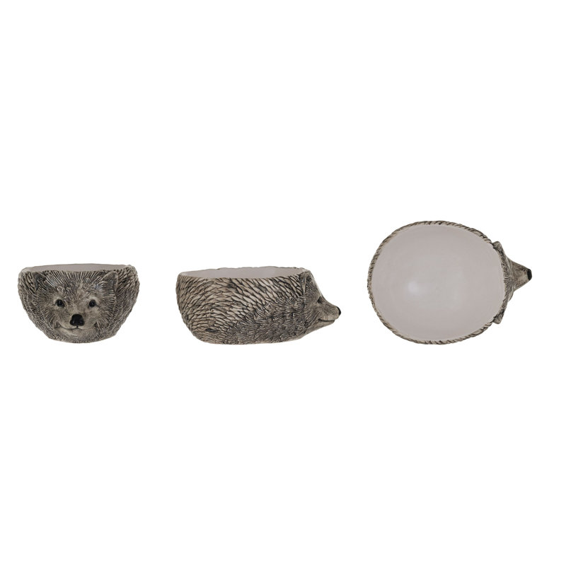 Stoneware Hedgehog Shaped Bowl