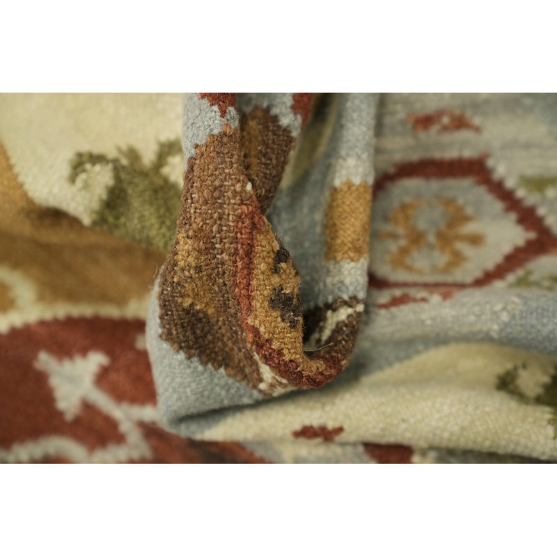 One-of-a-Kind 5' 1'' X 2' 8'' Rectangle Cotton Area Rug in Orange