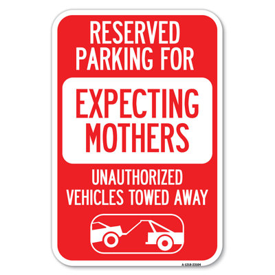 Stationnement réservé pour les mères non attenantes véhicules non autorisés remorqués / 23104