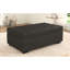 Lit escamotable pliant - 49,6 po, gris foncé, surface de couchage confortable, revêtement, espace pour les petites pièces, lit convertible, lin-199209182