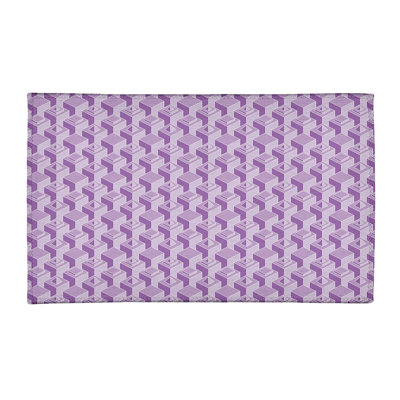 Chenille Geometric Indoor Rug