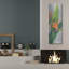 Art mural en métal luxueux, «Bird of Paradise Triptych III» par Tim O'Toole, 16 po x 48 po