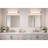 Modern Contemporary 24 - Inches Brushed Nickel Integrated Led Bathroom Vanity , Energy Smart Bright Led, 420 Lumens 15W, 3 Color Temperature Options 3000K 4000K 5000K, Dimmable, Easy Install,