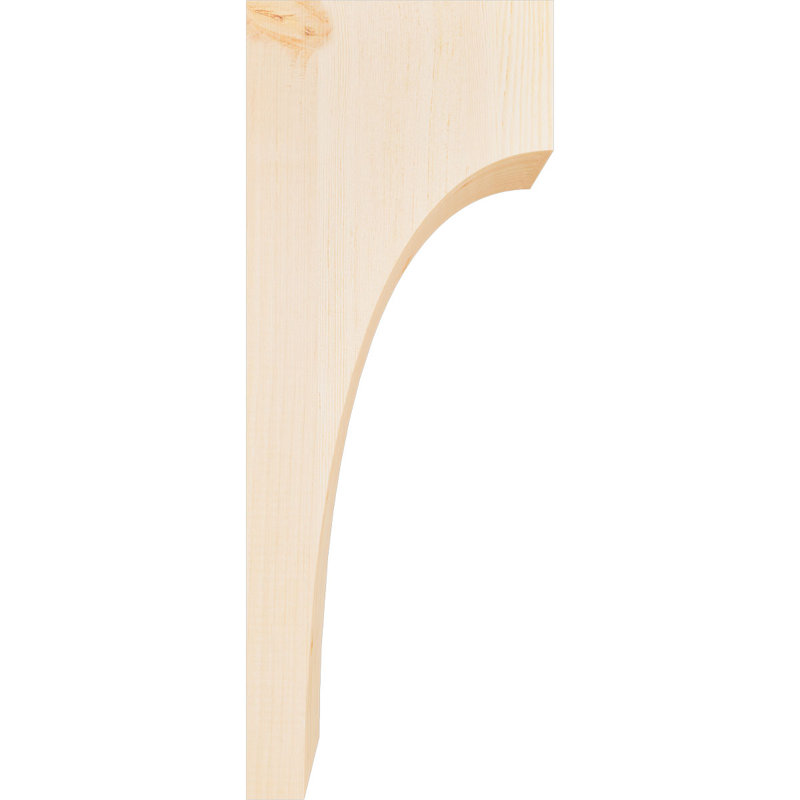 Huntington Corbel, H 26 po x l 5,5 po x P 10 po, Sapin de Douglas, Lisse