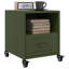 Ameara 36cm W Steel Bedside Table-1826630100