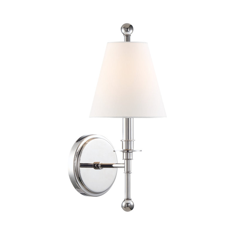 Lumley 6" Sconce, Polished Nickel