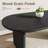 70.8 Inch Oval Dining Table for 6-8 People, Long Large Kitchen Table with Thick Sturdy Wooden Base, Farmhouse Dining Room Table for Kitchen, Living Room, Office-1604724924
