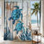 Rideau de douche Nautical Sea Turtle