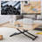 Brailee Metal Base Dining Table-521621466-521621467