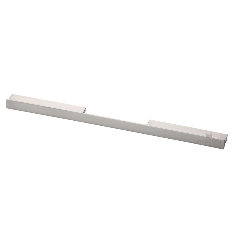 Poignée pont Bridge, 12 5/8", Nickel satiné