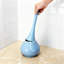Brosse de toilette détachable avec support, brosse de toilette pour salle de bain (bleu)