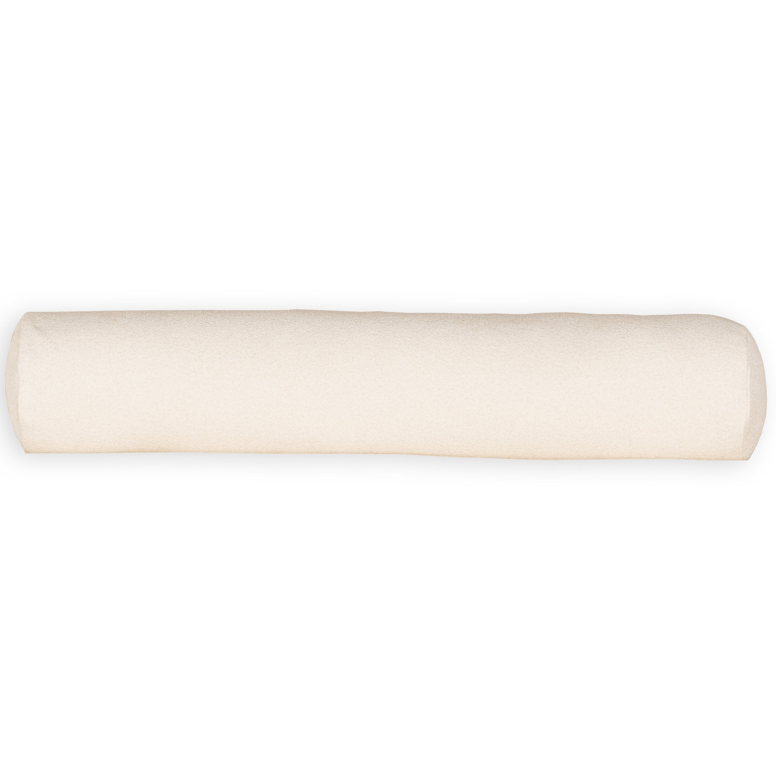 Cascade Throw Pillow, Bolster 8" H x 39" W, Ivory