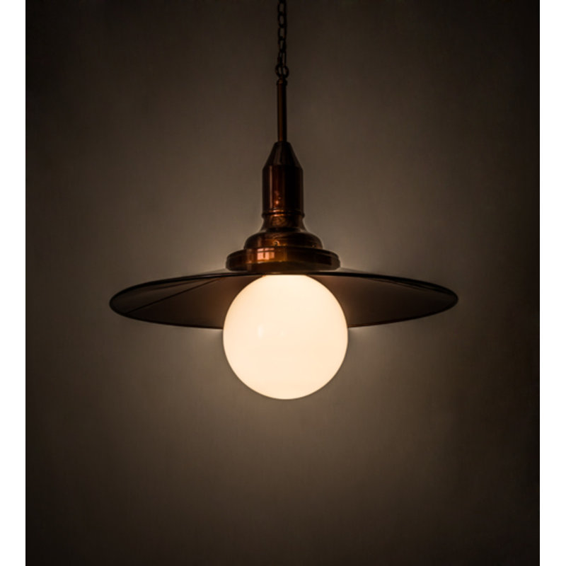 Luminaire suspendu conique à 1 lumière Besser