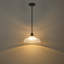 Luminaire suspendu bol en verre à 1 lumière-1685300742